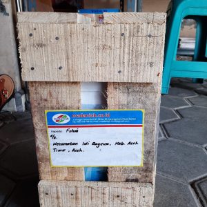 Pengiriman Desinfektan Alami Penghilang Bau Kandang Aceh Timur